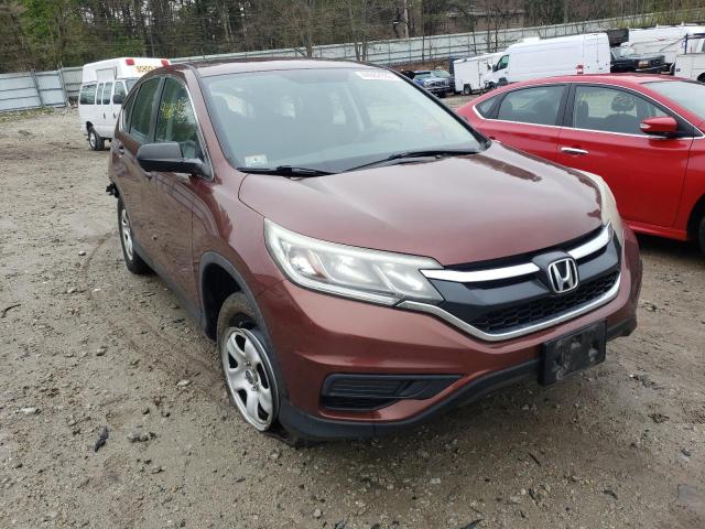 HONDA CR-V LX 2015 with VIN 5J6RM4H31FL068567 - Photo from auction