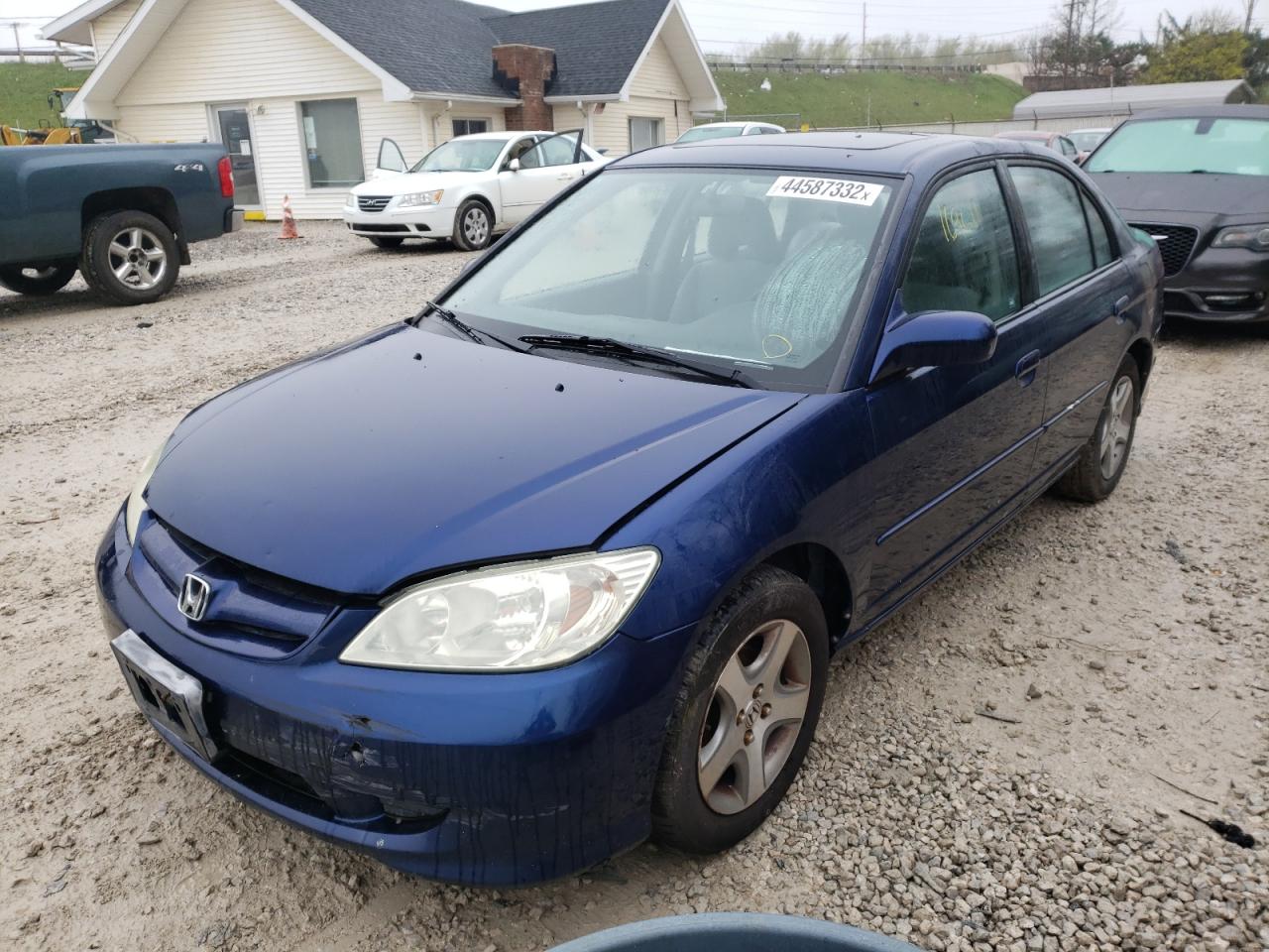 Photo 2 from auction – 2005 HONDA CIVIC EX with VIN 1HGES26795L004359