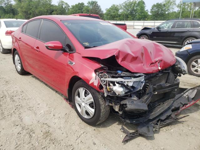 KIA FORTE LX 2015 with VIN KNAFX4A64F5427173 - Photo from auction