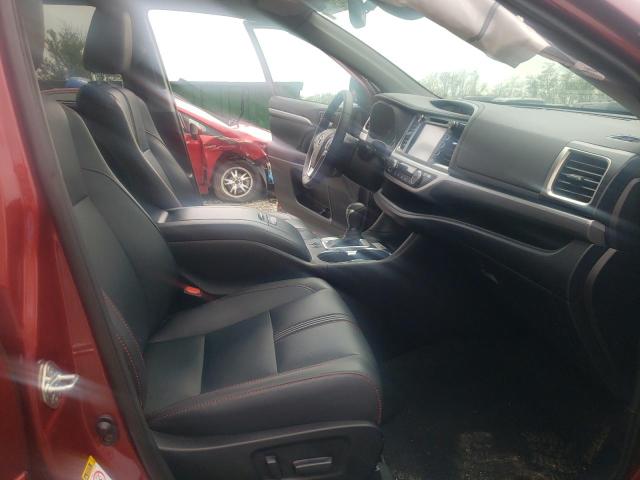 Photo 5 from auction – 2019 TOYOTA HIGHLANDER with VIN 5TDJZRFH4KS626825