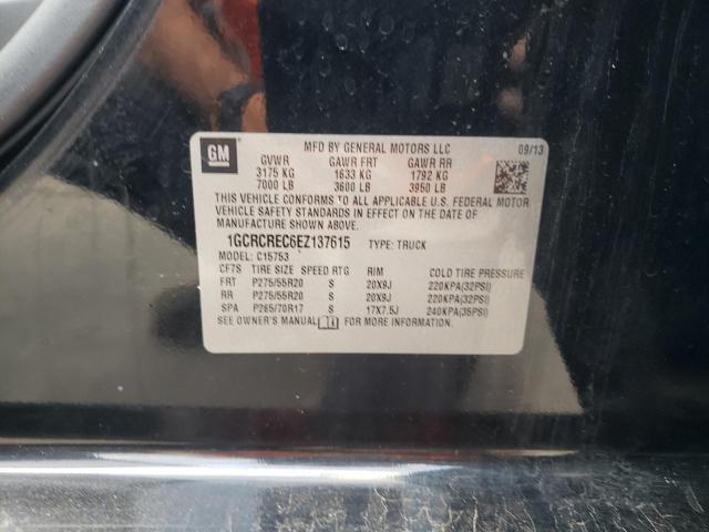 CHEVROLET SILVERADO 2014 with VIN 1GCRCREC6EZ137615 - Photo from auction