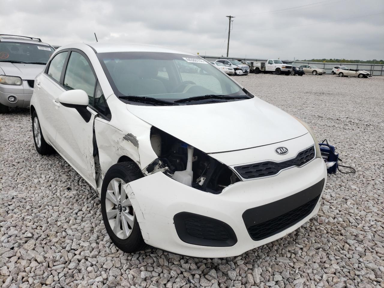 KIA RIO EX 2012 with VIN KNADN5A35C6081326 - Photo from auction