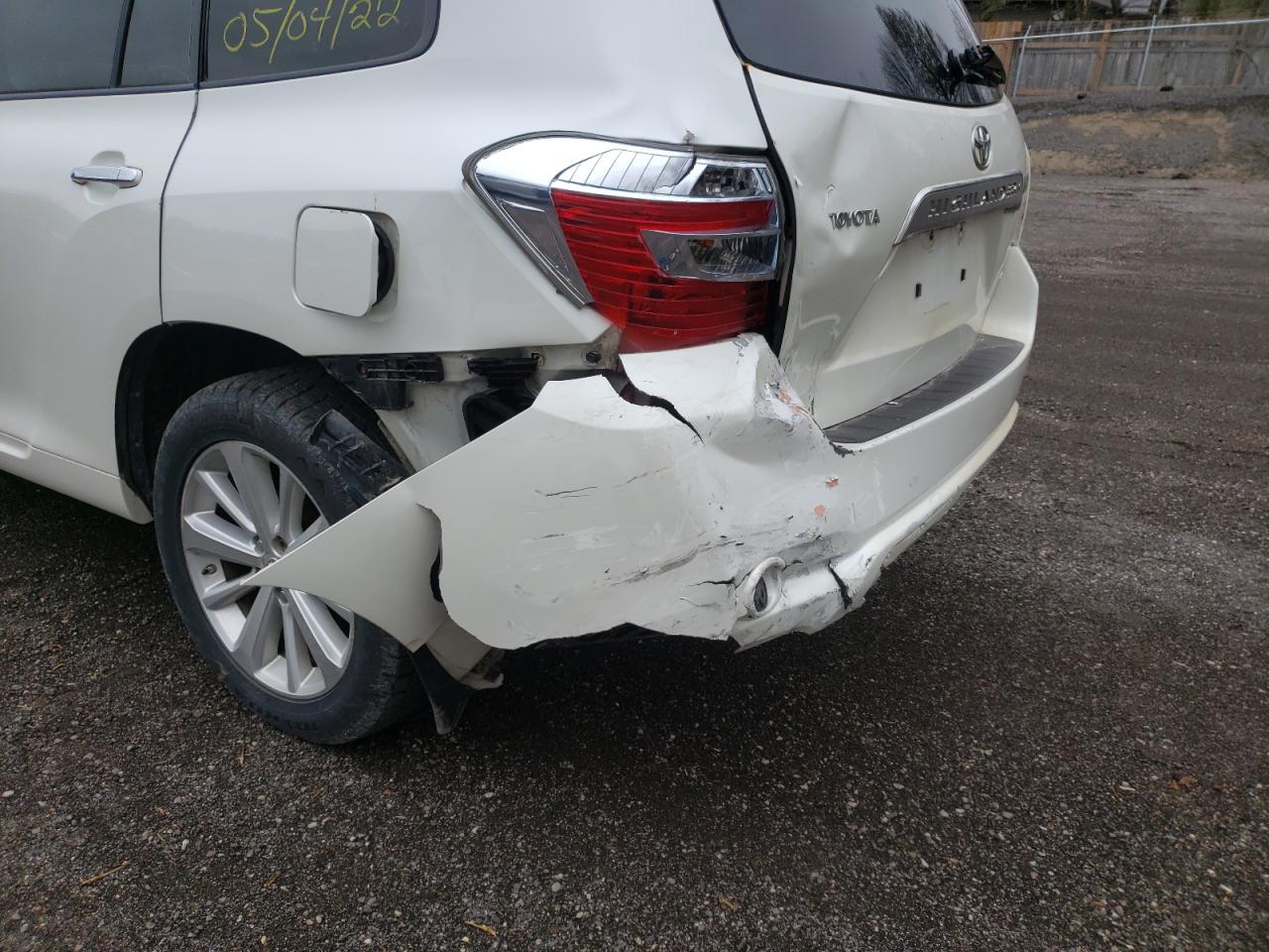 Photo 9 from auction – 2008 TOYOTA HIGHLANDER with VIN JTEEW44A882015730