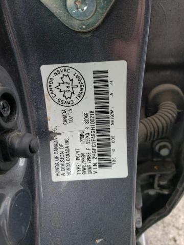 Photo 10 from auction – 2016 HONDA CIVIC EX with VIN 2HGFC1F49GH100218