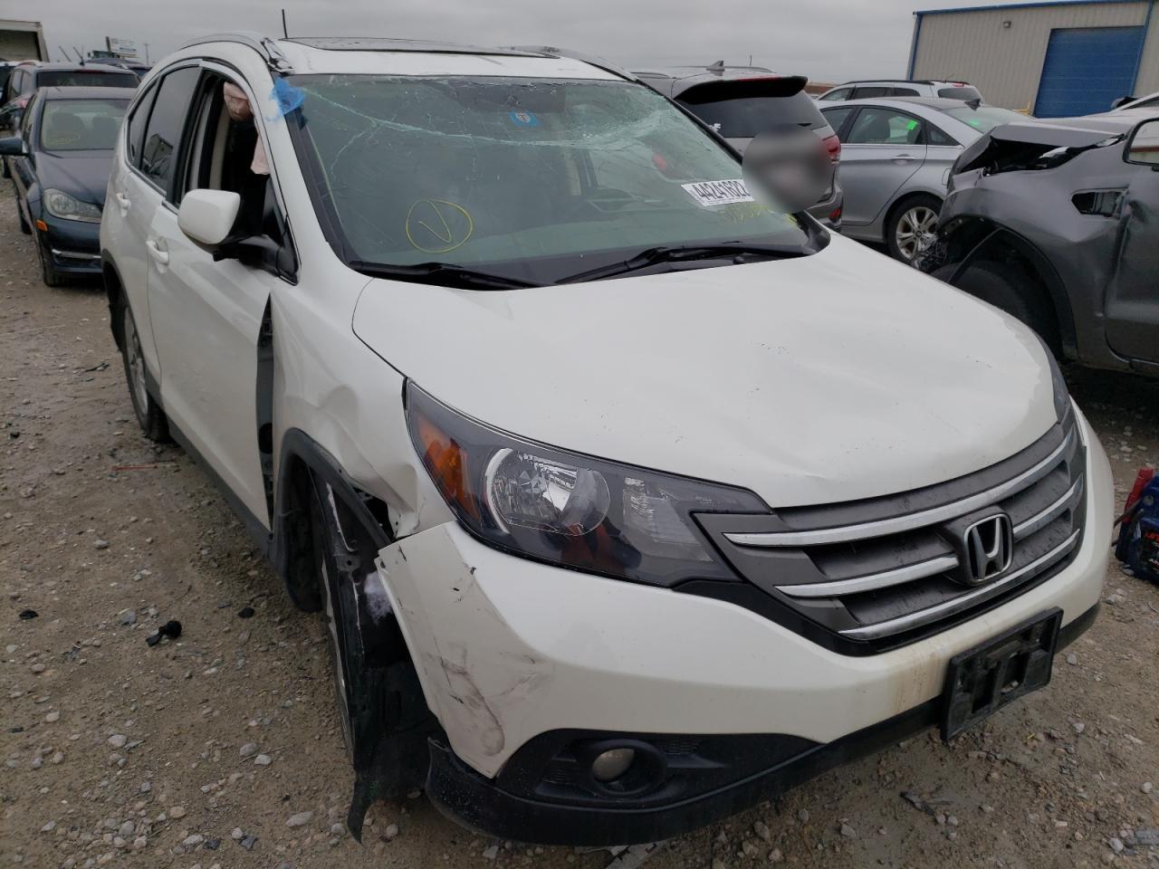 Photo 1 from auction – 2014 HONDA CR-V EXL with VIN 5J6RM3H78EL025274