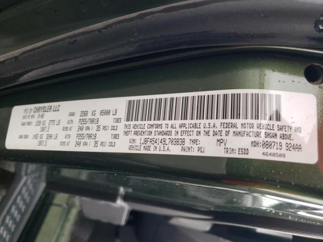 Photo 10 from auction – 2009 JEEP WRANGLER S with VIN 1J8FA54149L703838