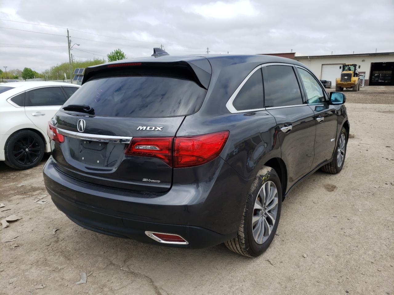 Photo 4 from auction – 2014 ACURA MDX TECHNO with VIN 5FRYD4H49EB036055