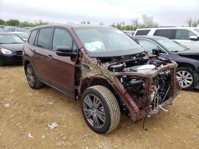 HONDA PASSPORT E 2021 with VIN 5FNYF8H57MB032872 - Photo from auction