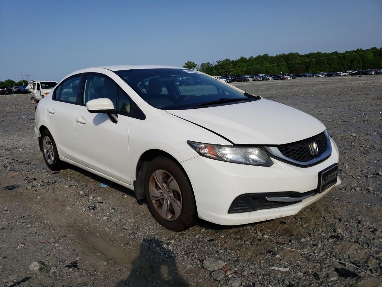 HONDA CIVIC LX 2014 with VIN 2HGFB2F55EH522307 - Photo from auction