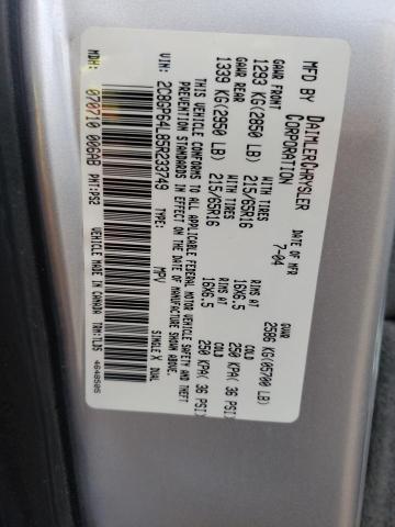 Photo 10 from auction – 2005 CHRYSLER TOWN & COU with VIN 2C8GP64L85R233749