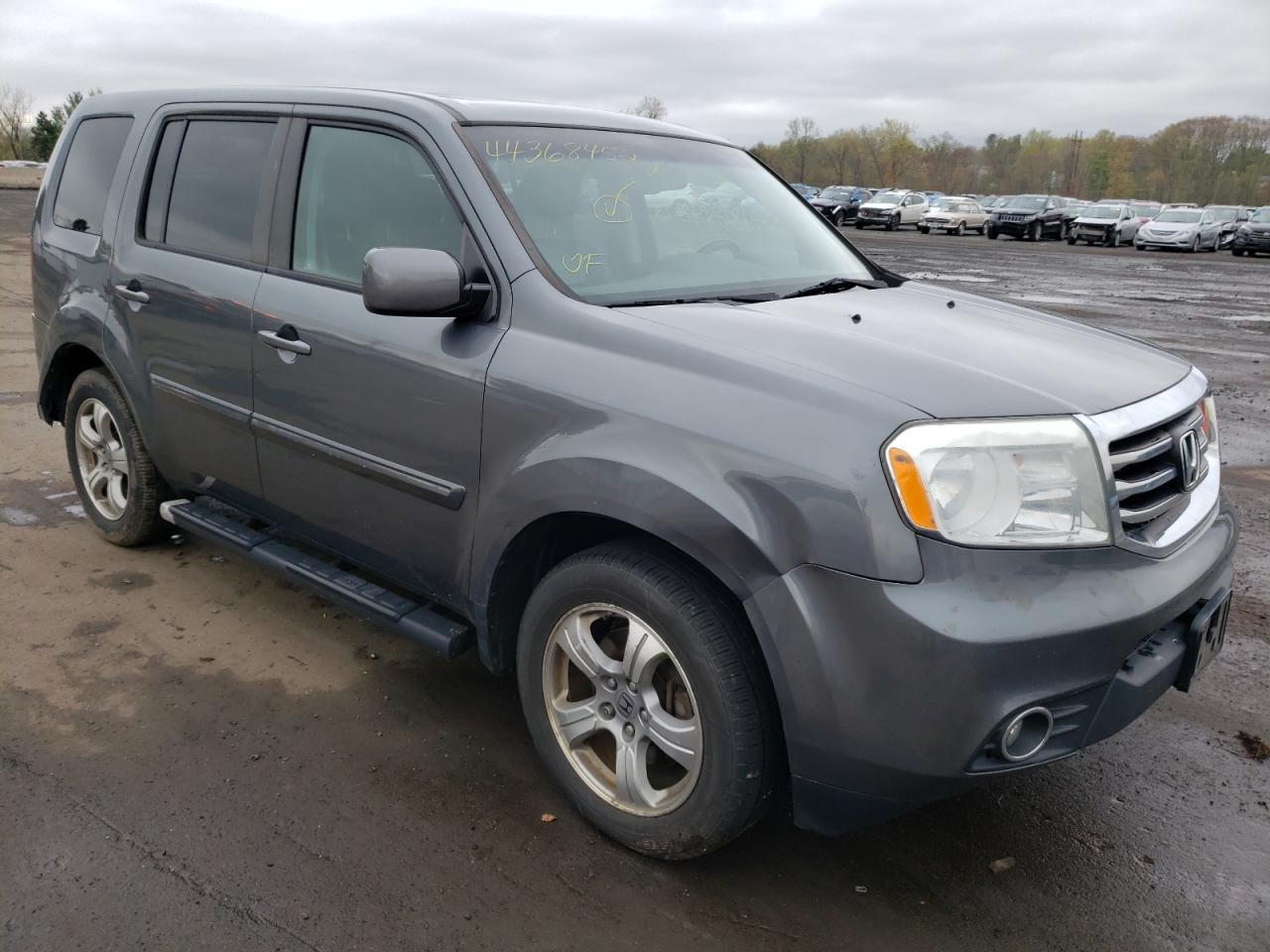 HONDA PILOT EXL 2012 with VIN 5FNYF4H54CB017429 - Photo from auction
