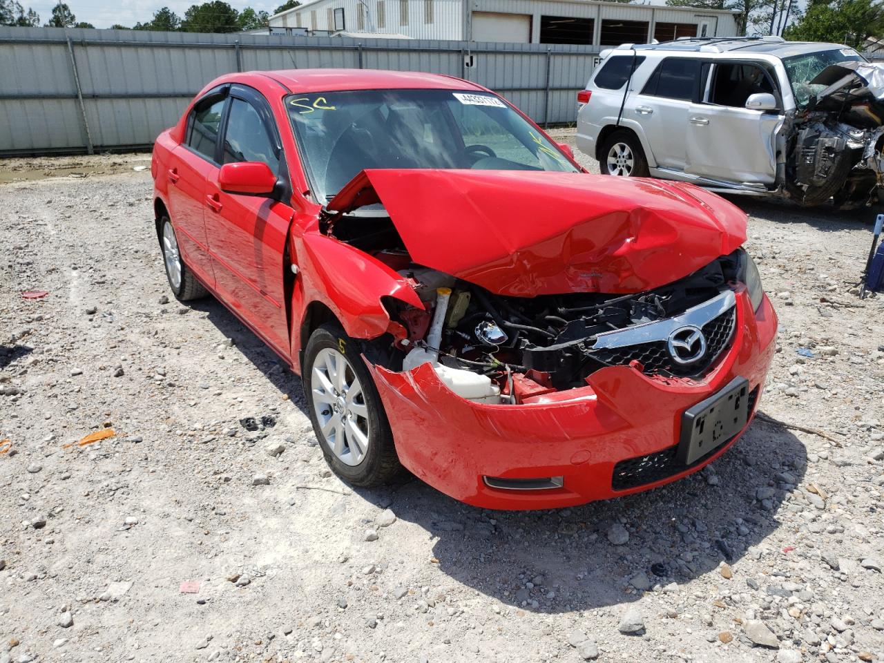 MAZDA 3 I 2007 with VIN JM1BK12F871652198 - Photo from auction