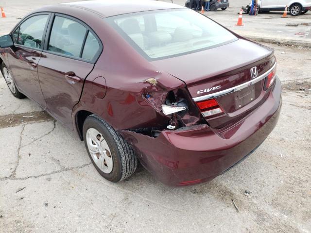 Photo 10 from auction – 2015 HONDA CIVIC LX with VIN 19XFB2F51FE238961