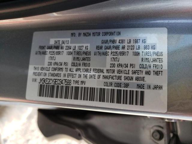 Photo 10 from auction – 2014 MAZDA CX-5 TOURI with VIN JM3KE2CY9E0347588
