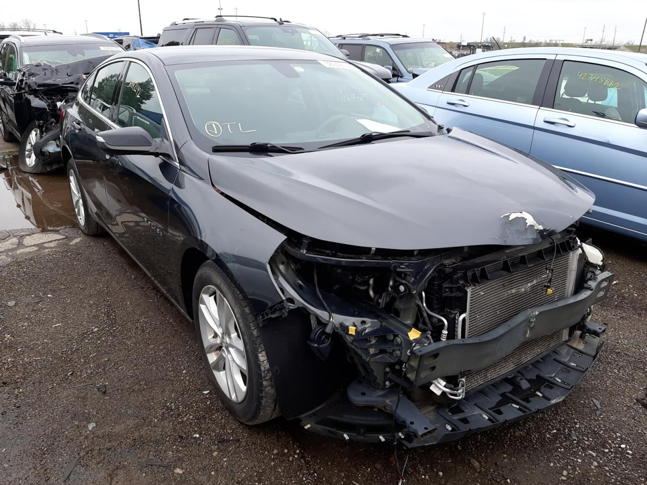 CHEVROLET MALIBU LT 2018 with VIN 1G1ZD5ST0JF143683 - Photo from auction