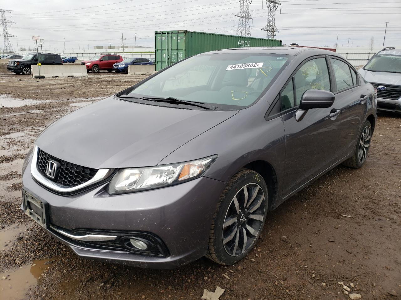 Photo 2 from auction – 2015 HONDA CIVIC EXL with VIN 19XFB2F94FE042211