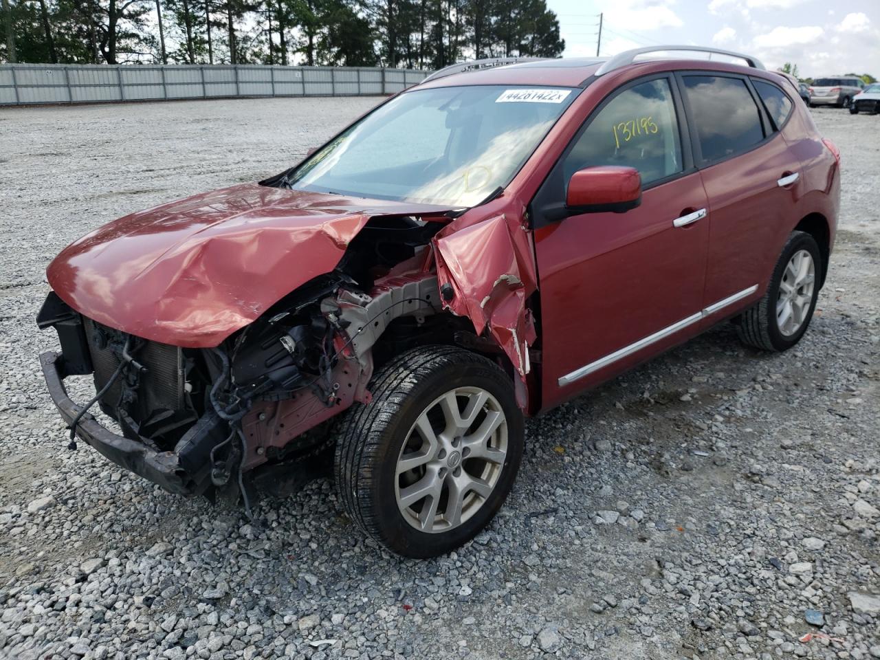 Photo 2 from auction – 2012 NISSAN ROGUE S with VIN JN8AS5MT5CW277166