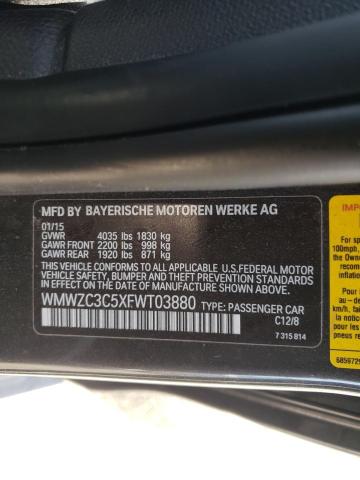 Photo 10 from auction – 2015 MINI COOPER S C with VIN WMWZC3C5XFWT03880