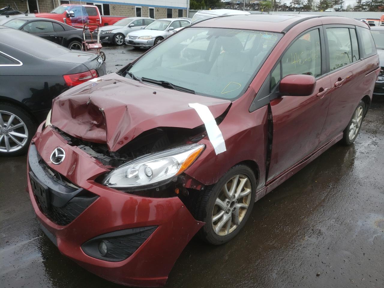 Photo 2 from auction – 2012 MAZDA 5 with VIN JM1CW2DL4C0139922