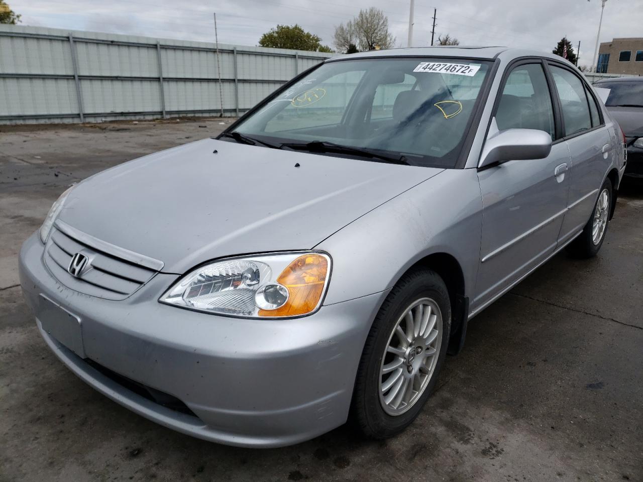 Photo 2 from auction – 2002 HONDA CIVIC with VIN JHMES26722S004055