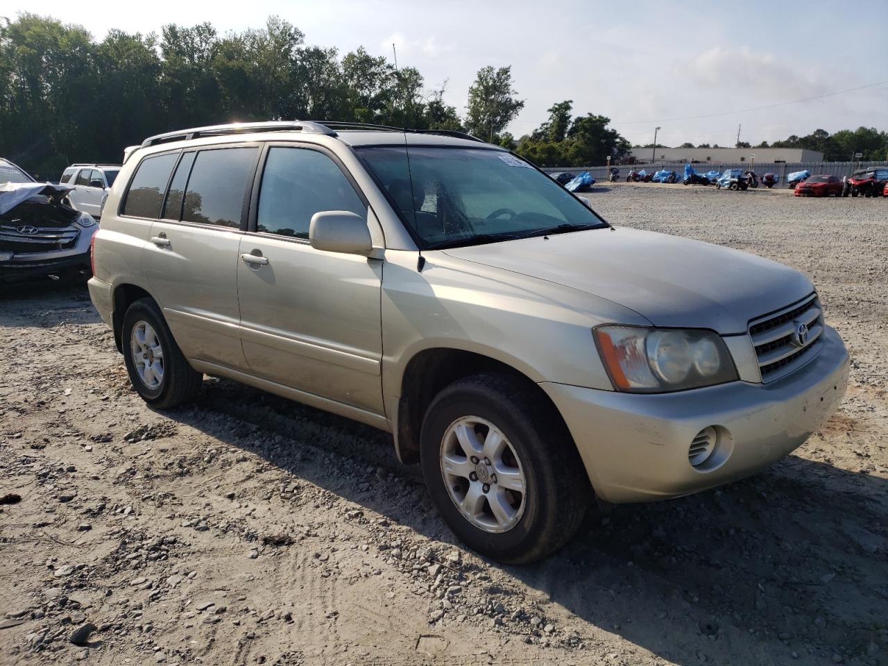 TOYOTA HIGHLANDER 2003 with VIN JTEGF21A530082985 - Photo from auction