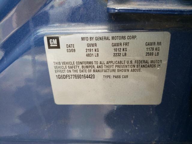 Photo 10 from auction – 2009 CADILLAC CTS with VIN 1G6DF577690164420