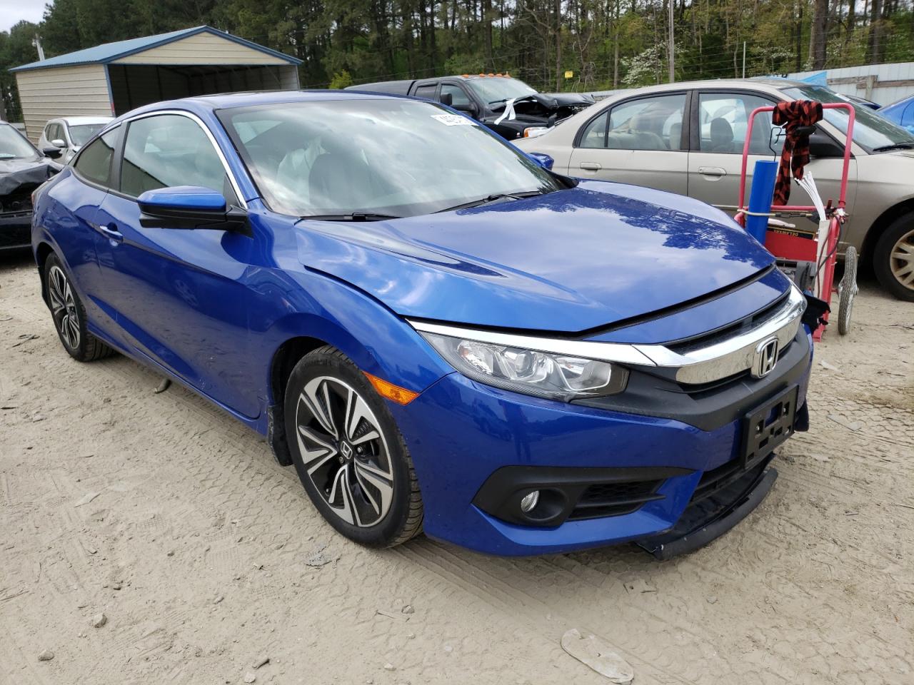 HONDA CIVIC EX 2018 with VIN 2HGFC3B35JH357408 - Photo from auction