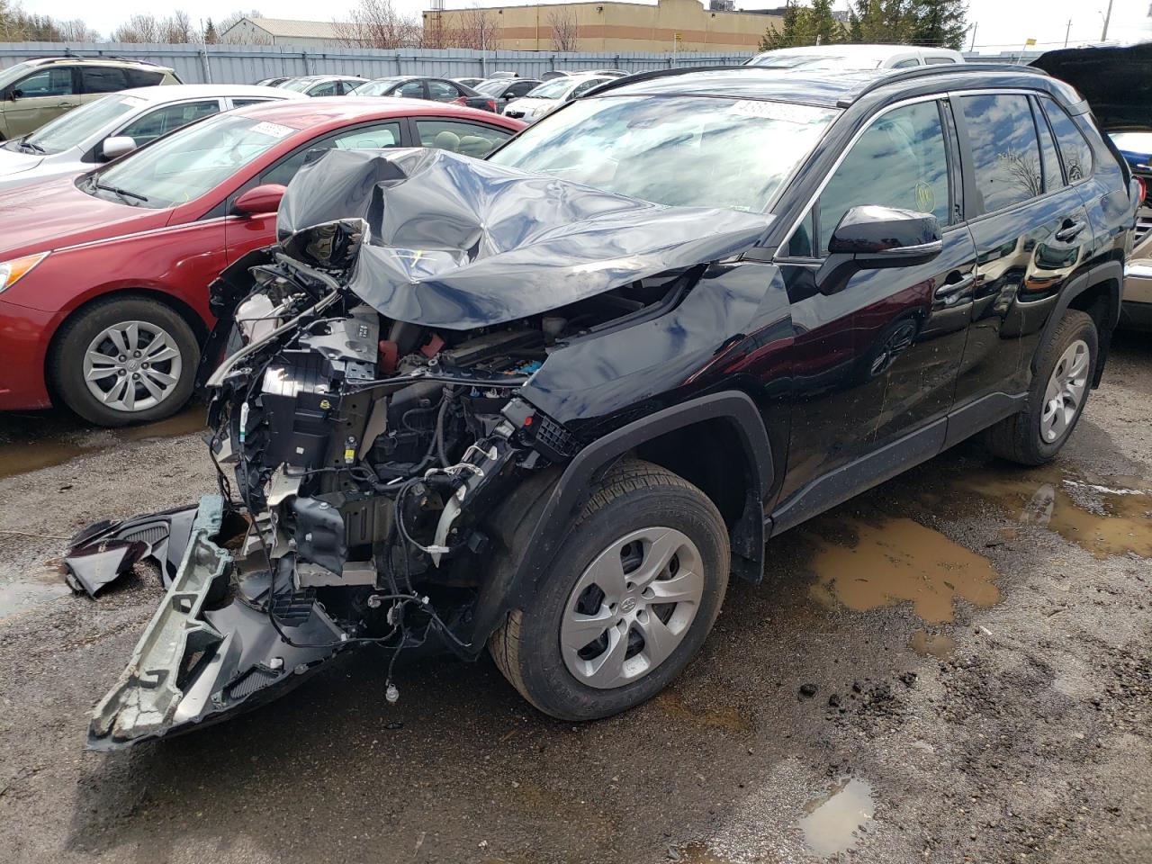 Photo 2 from auction – 2021 TOYOTA RAV4 LE with VIN 2T3B1RFV3MC186651