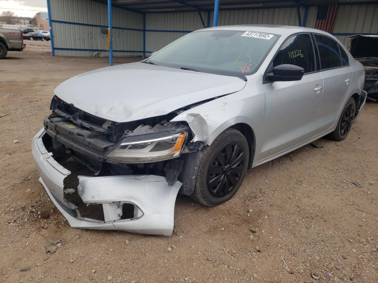 Photo 2 from auction – 2012 VOLKSWAGEN JETTA BASE with VIN 3VW2K7AJ8CM353832