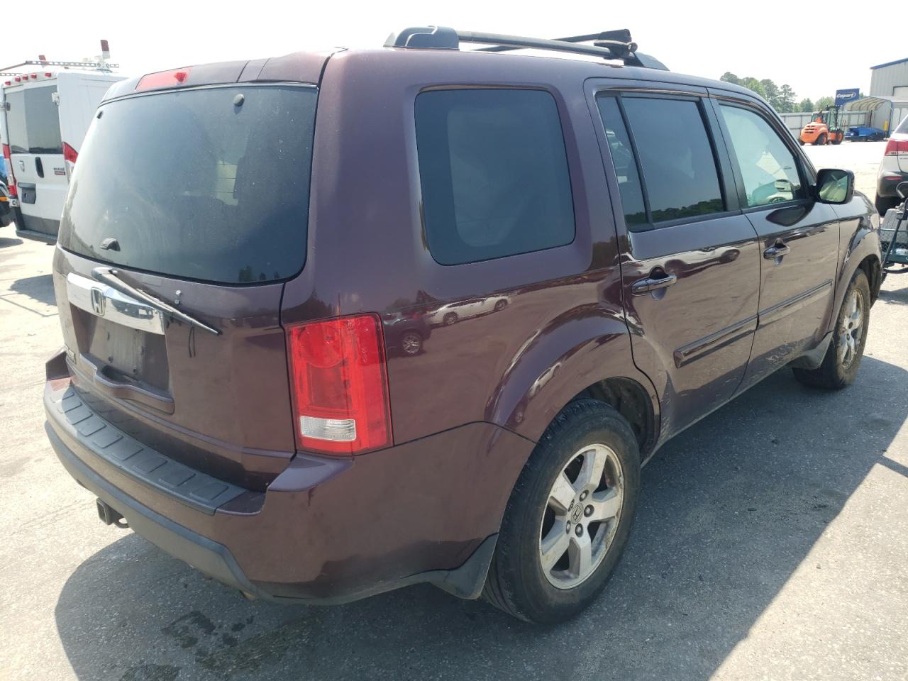 Photo 4 from auction – 2009 HONDA PILOT EXL with VIN 5FNYF38619B014838