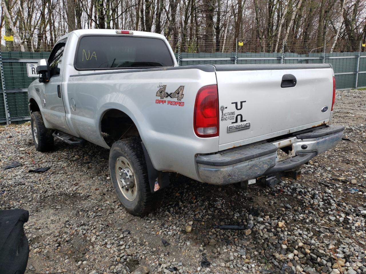 Photo 3 from auction – 2005 FORD F250 SUPER with VIN 1FTNF21535EA82990