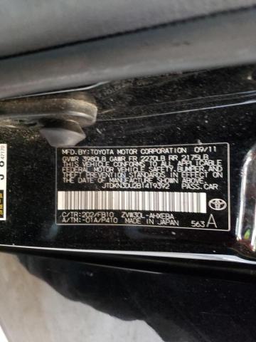 Photo 10 from auction – 2011 TOYOTA PRIUS with VIN JTDKN3DU2B1419392