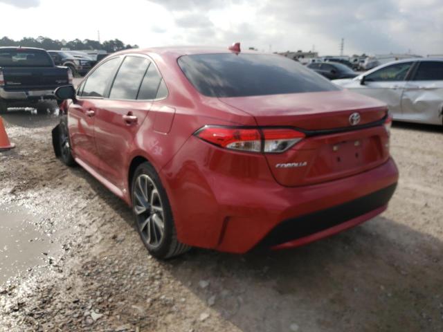 Photo 3 from auction – 2020 TOYOTA COROLLA LE with VIN 5YFEPRAE6LP023941