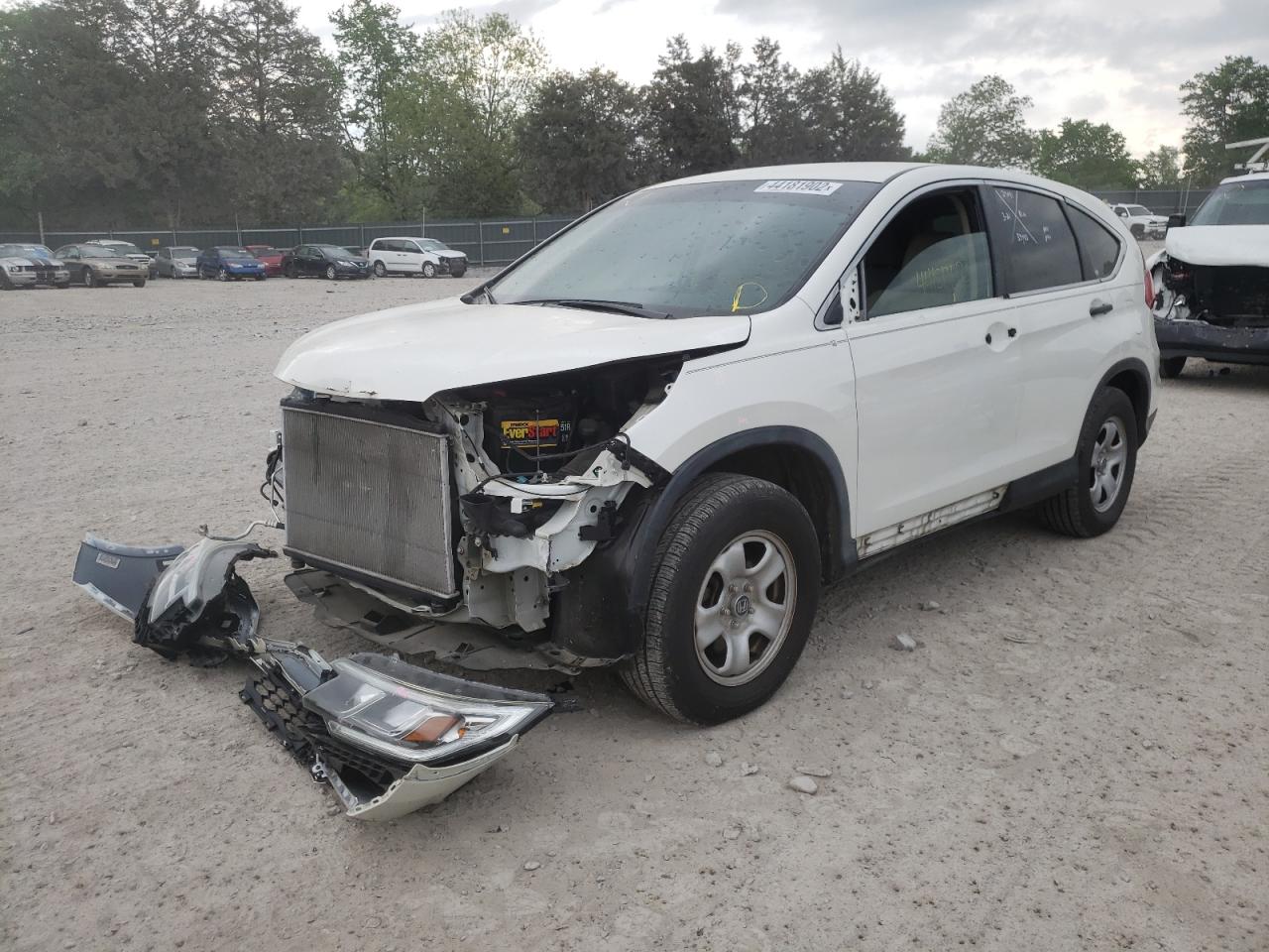 Photo 2 from auction – 2015 HONDA CR-V LX with VIN 5J6RM3H30FL025428