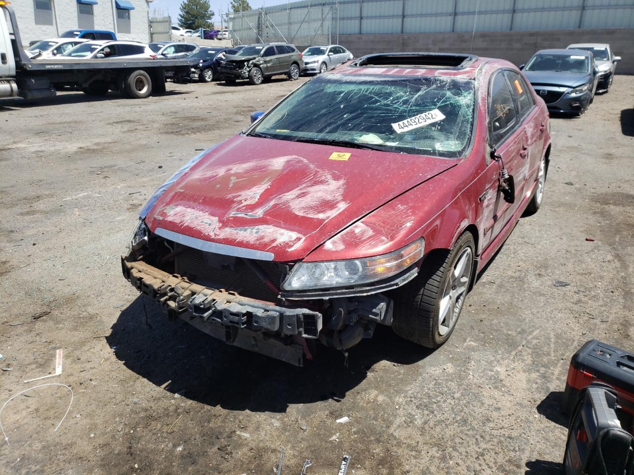 Photo 2 from auction – 2007 ACURA TL with VIN 19UUA66297A038889