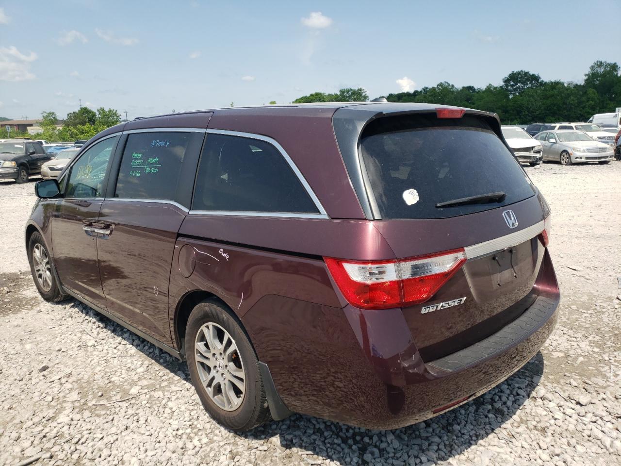 Photo 3 from auction – 2012 HONDA ODYSSEY EX with VIN 5FNRL5H63CB033097