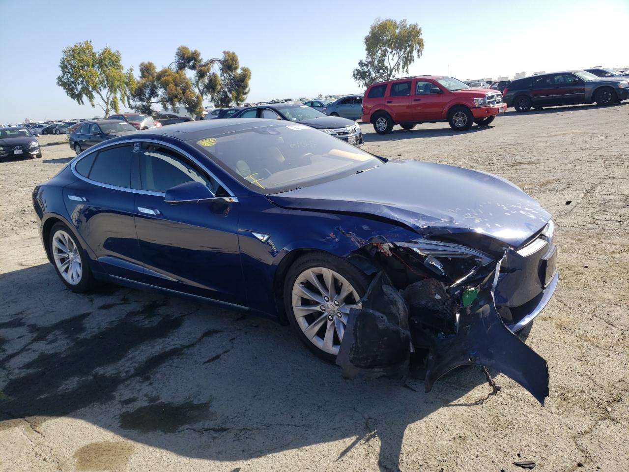 TESLA MODEL S 2016 with VIN 5YJSA1E20GF160591 - Photo from auction