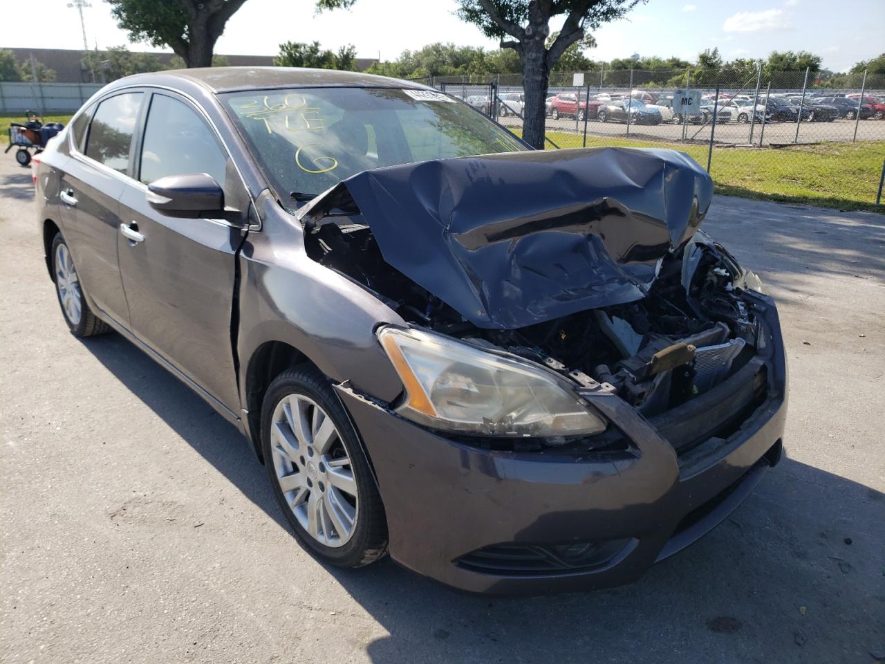Photo 1 from auction – 2013 NISSAN SENTRA S with VIN 3N1AB7AP2DL676853