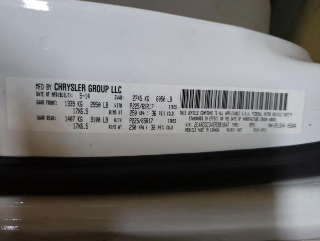 Photo 10 from auction – 2014 DODGE GRAND CARA with VIN 2C4RDGCG4ER391647