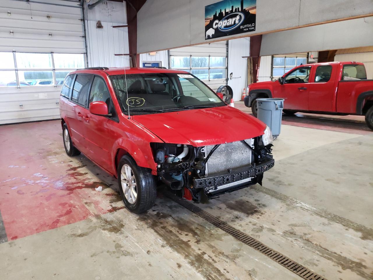 DODGE GRAND CARA 2013 with VIN 2C4RDGCG5DR616799 - Photo from auction