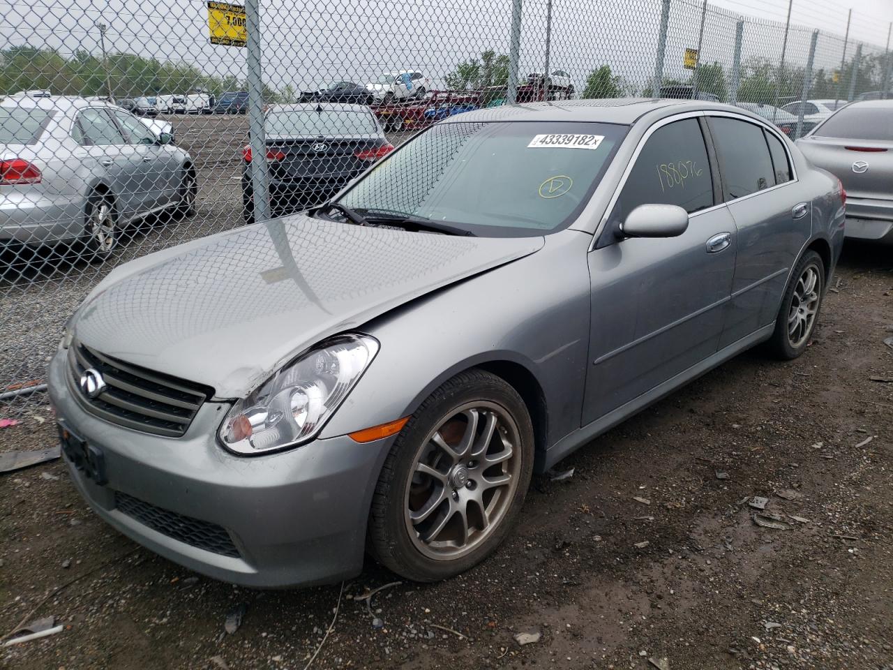 Photo 2 from auction – 2005 INFINITI G35 with VIN JNKCV51E35M202285