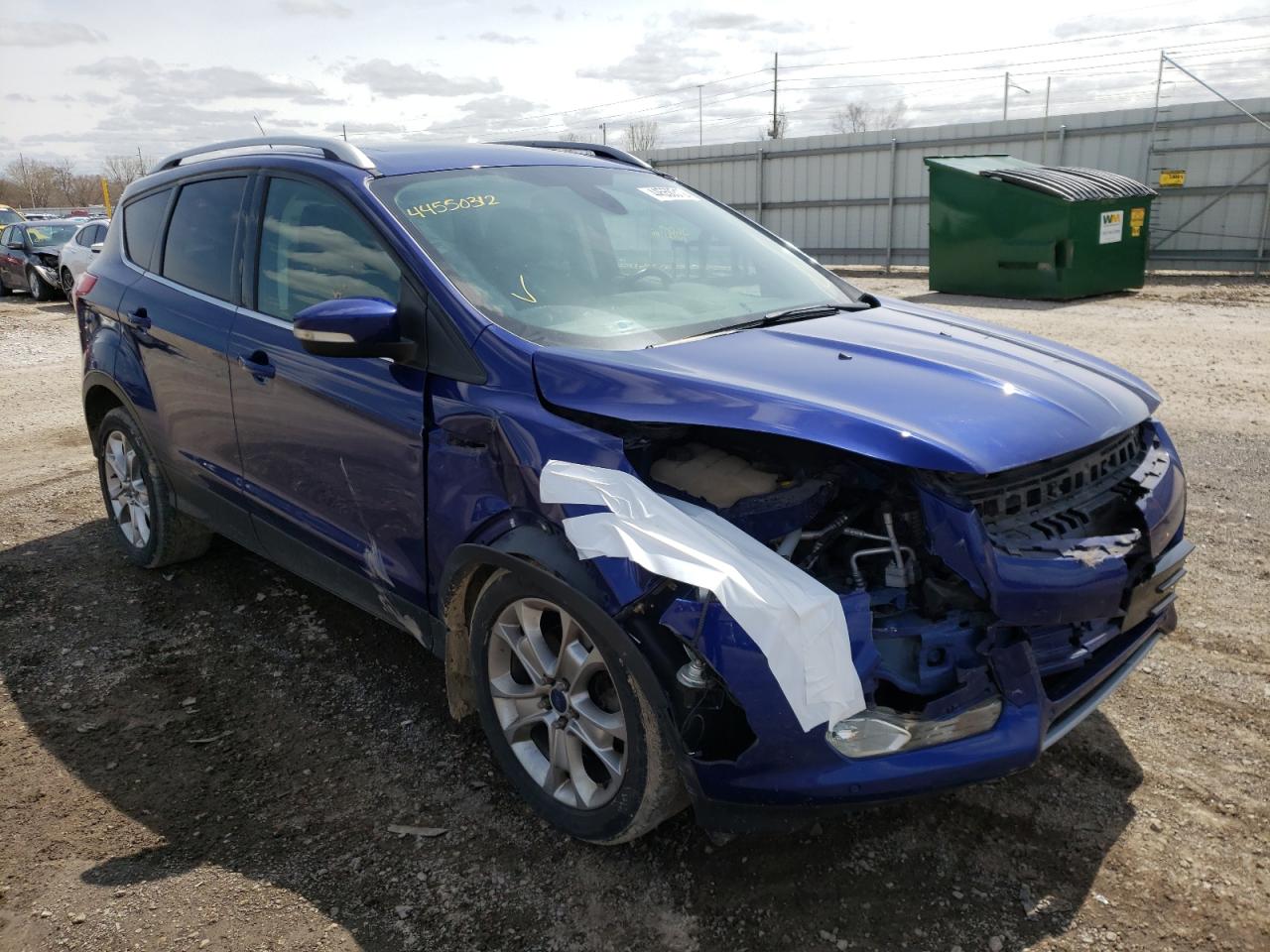 FORD ESCAPE TIT 2014 with VIN 1FMCU0J97EUB27340 - Photo from auction