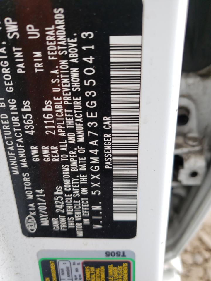 Photo 10 from auction – 2014 KIA OPTIMA LX with VIN 5XXGM4A73EG350413