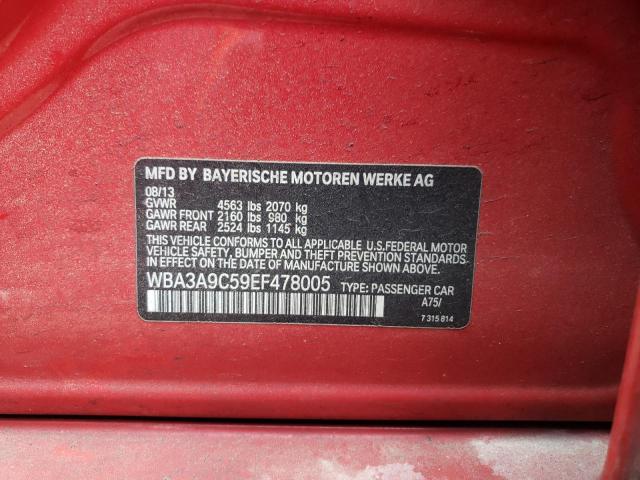 Photo 10 from auction – 2014 BMW 335 I with VIN WBA3A9C59EF478005