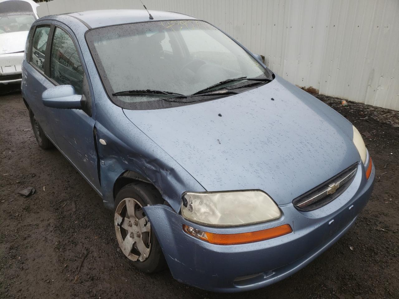 CHEVROLET AVEO BASE 2007 with VIN KL1TD66697B760658 - Photo from auction