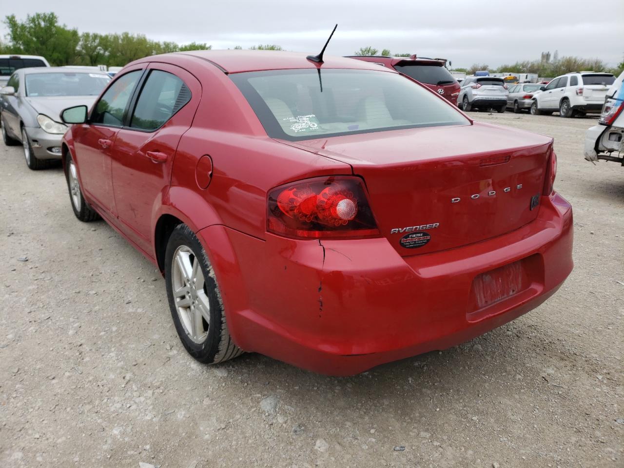 Photo 3 from auction – 2012 DODGE AVENGER SX with VIN 1C3CDZCBXCN157260