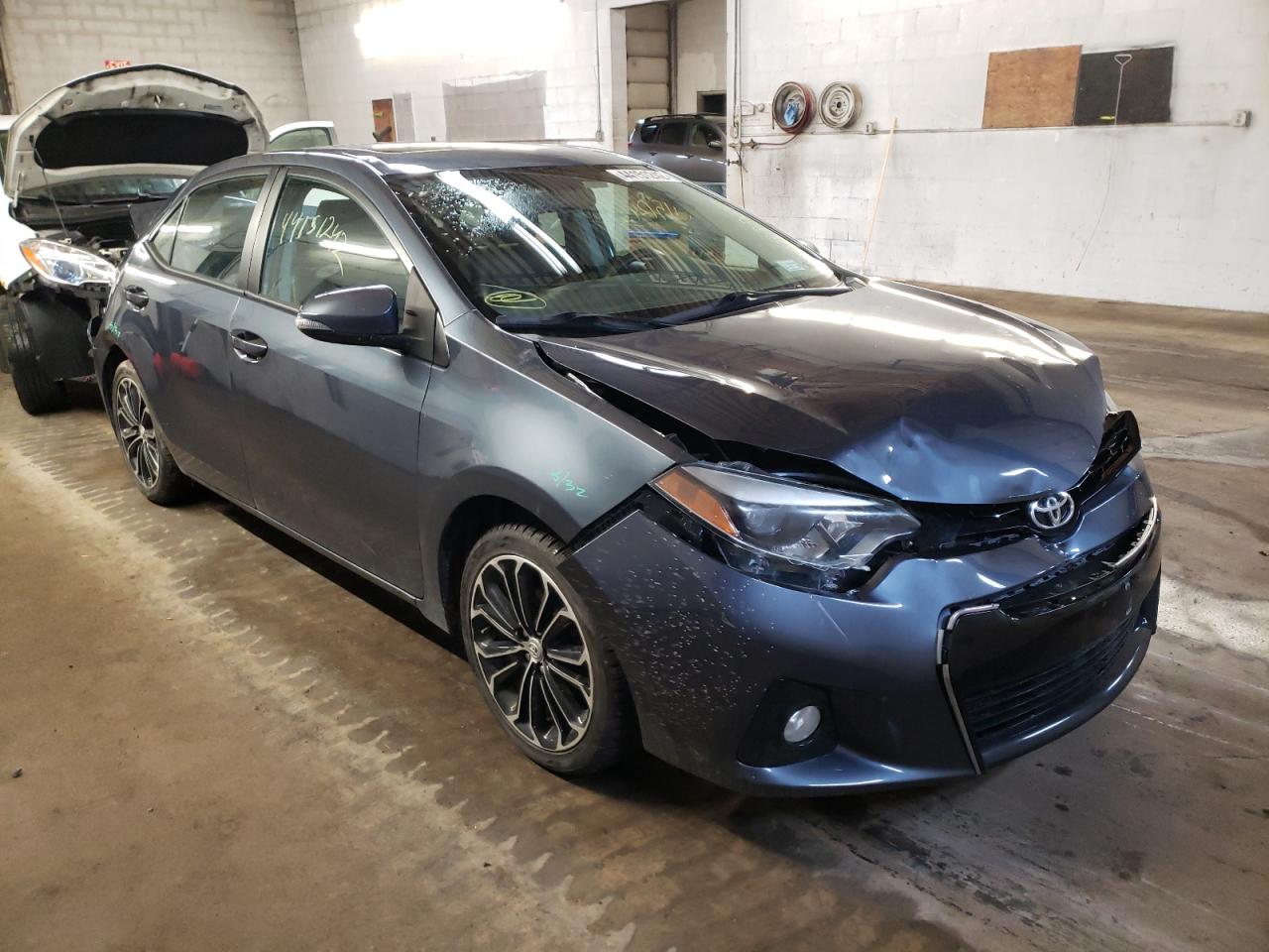 TOYOTA COROLLA L 2015 with VIN 2T1BURHE4FC466224 - Photo from auction
