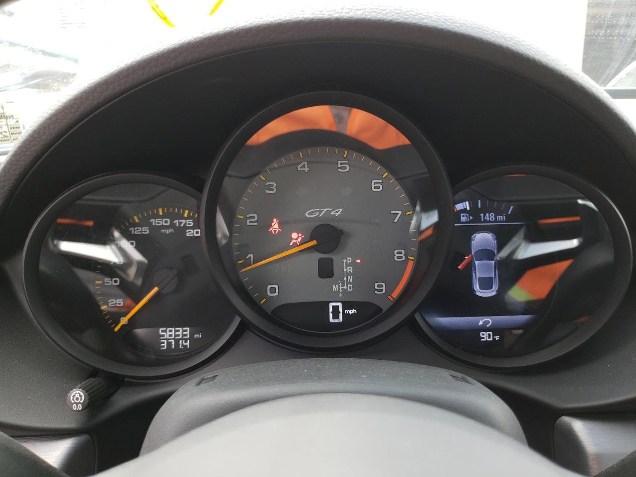 Photo 8 from auction – 2021 PORSCHE CAYMAN GT4 with VIN WP0AC2A84MK289115