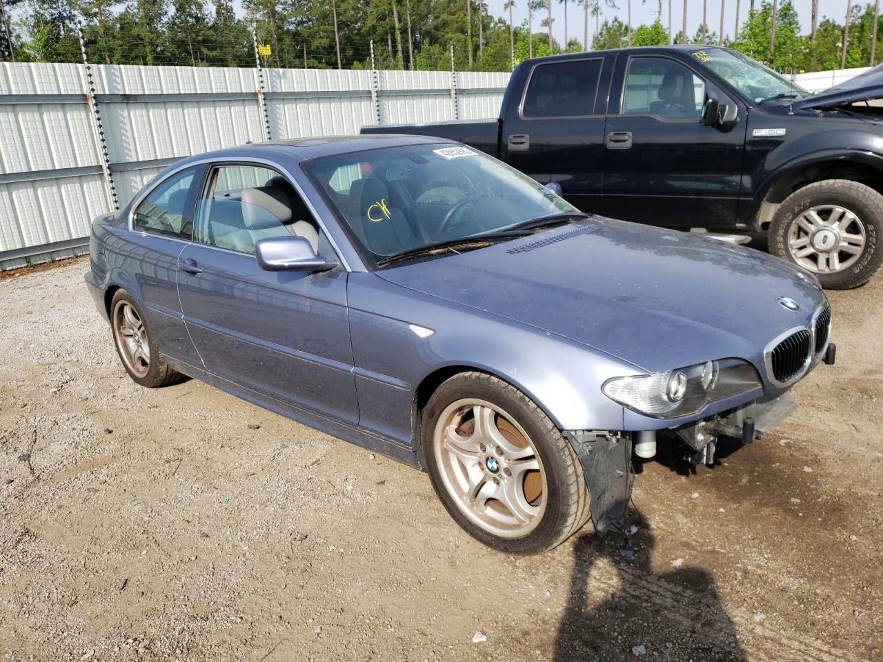 BMW 330 CI 2004 with VIN WBABD53454PD96383 - Photo from auction