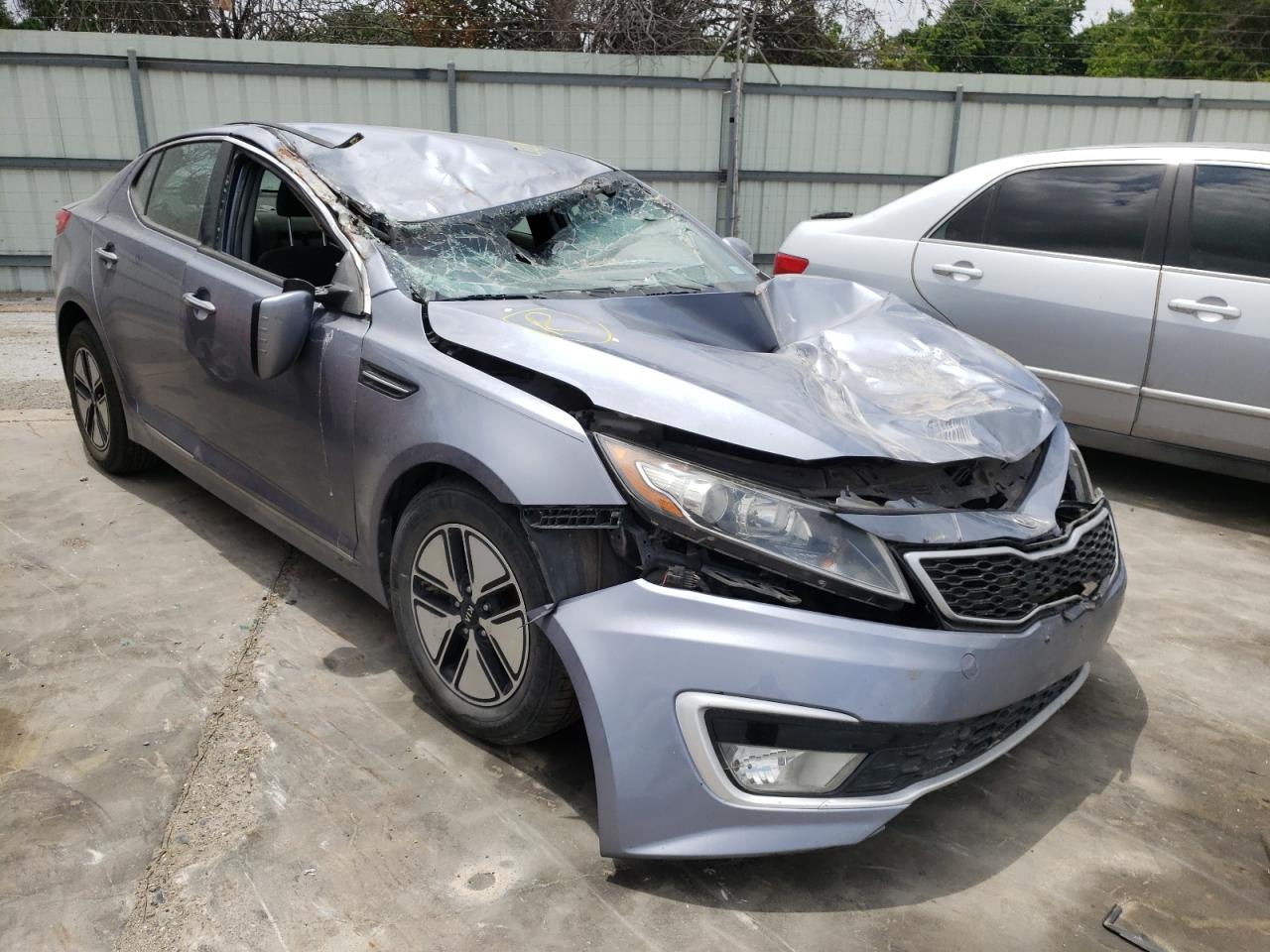 KIA OPTIMA HYB 2012 with VIN KNAGM4AD6C5009818 - Photo from auction